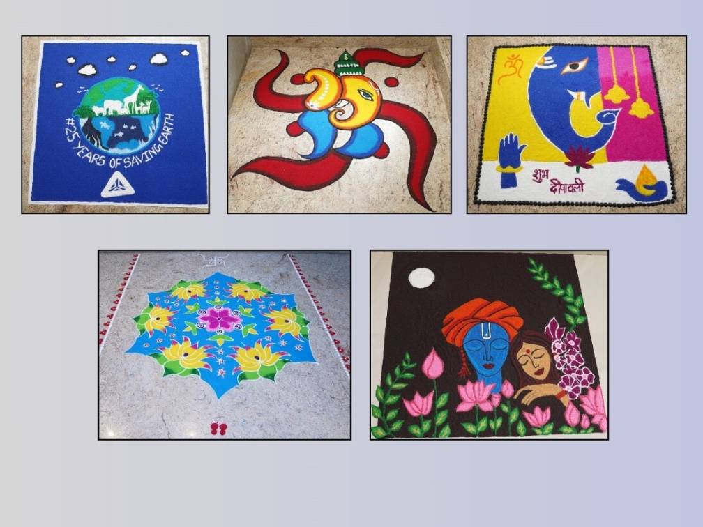 Rangoli Competition at Head office