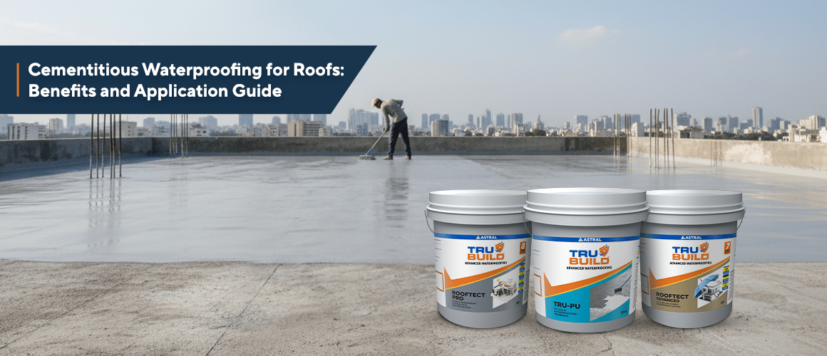 Cementitious Waterproofing for Roofs | Trubuild